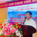 Đồng chí Lưu Trung Kiên- Phó giám đốc khai mạc buổi tập huấn